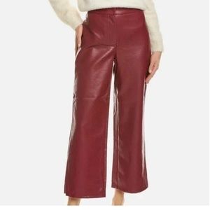 NWT. Bagatelle faux leather wide leg cropped pant. XL